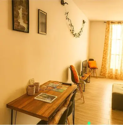 Coin salon dans l'établissement Gare Rose