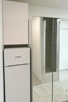 Salle de bains dans l'établissement Paris 16, Lux Studio - Steps from metro 9!