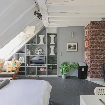 Studio Apartment-4P-City Centre Lescot With Netflix
