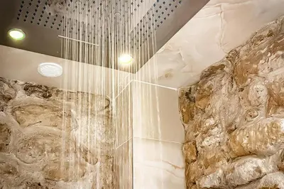Salle de bains dans l'établissement Ile saint Louis Notre Dame de Paris
