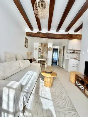 Cuisine ou kitchenette dans l'établissement Paris center near Notre Dame 2 bedrooms with Balcony