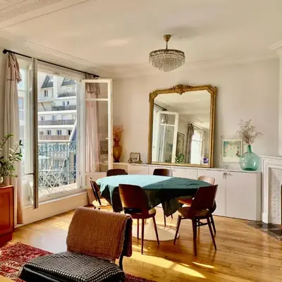 Parisian apartment with balcony