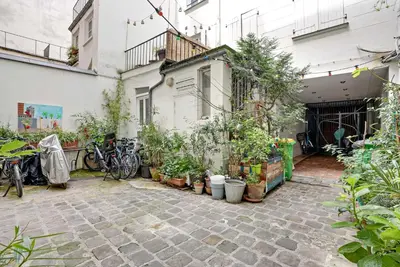Jardin de l'établissement Charming studio - 2P - Montorgueil