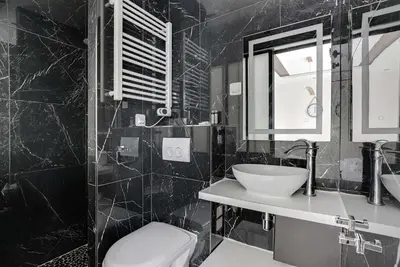 Salle de bains dans l'établissement Charming studio - 2P - Montorgueil