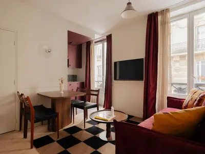 Télévision ou salle de divertissement dans l'établissement Edgar Suites - Lemercier