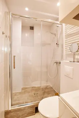 Salle de bains dans l'établissement Charming Batignolles Studio