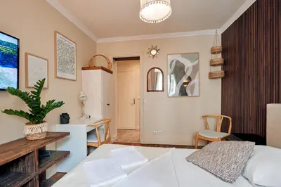 Cuisine ou kitchenette dans l'établissement Charming Batignolles Studio