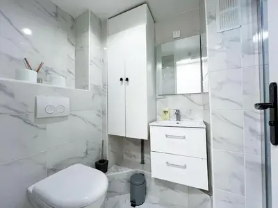 Salle de bains dans l'établissement Appartement 12 - Paris Faubourg Bail Mobilité