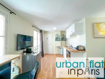 Cuisine ou kitchenette dans l'établissement Studio 13 - Paris Faubourg Bail Mobilité