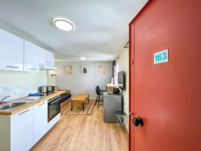 Cuisine ou kitchenette dans l'établissement Studio 13 - Paris Faubourg Bail Mobilité