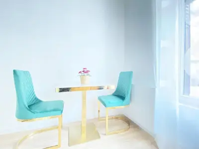 Coin salon dans l'établissement 2-bedroom lovely flat close to Eiffel Tower