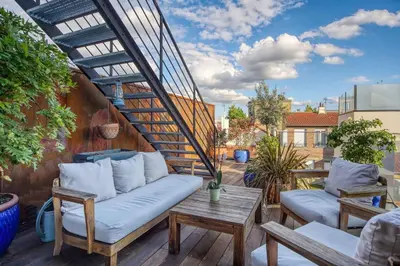 Balcon ou terrasse dans l'établissement Maison Hortense