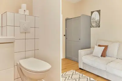 Salle de bains dans l'établissement Charming Studio Auteuil District