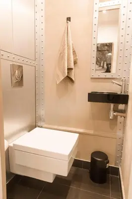 Salle de bains dans l'établissement Freila - 2 chambres à Batignolles
