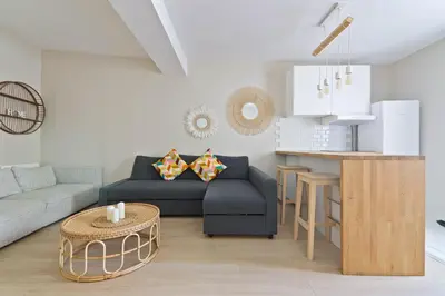 Coin salon dans l'établissement 1 Bedroom Apartment - 6P - Le Marais With NetFlix