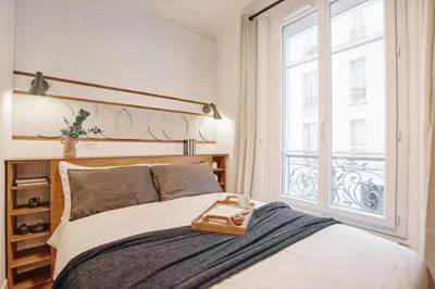 Un ou plusieurs lits dans un hébergement de l'établissement Davia - 2 chambres à Salpêtrière