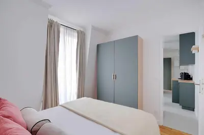 Un ou plusieurs lits dans un hébergement de l'établissement Superb apartment- 1BR-4P - Tour-Eiffel
