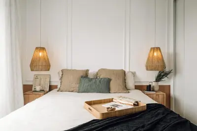 Un ou plusieurs lits dans un hébergement de l'établissement Felice - 1 chambre à Trocadéro