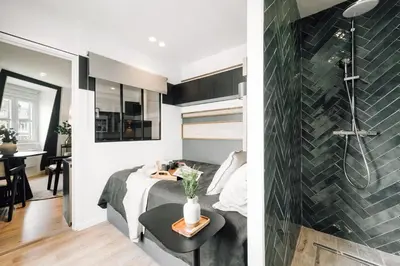 Cuisine ou kitchenette dans l'établissement Martin - 1 chambre à Trocadéro (16 Arr.)
