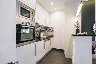Cuisine ou kitchenette dans l'établissement Tepe - 1 chambre à Saint-Ambroise