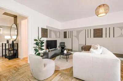Coin salon dans l'établissement Cristalinas - 2 chambres à Charonne (11 Arr.)