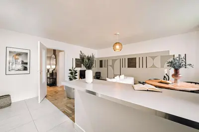 Coin salon dans l'établissement Cristalinas - 2 chambres à Charonne (11 Arr.)