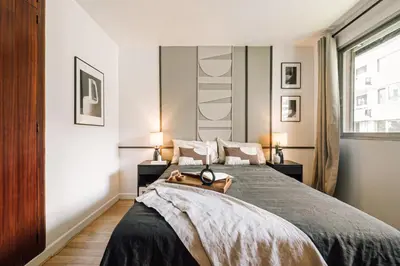 Un ou plusieurs lits dans un hébergement de l'établissement Cristalinas - 2 chambres à Charonne (11 Arr.)