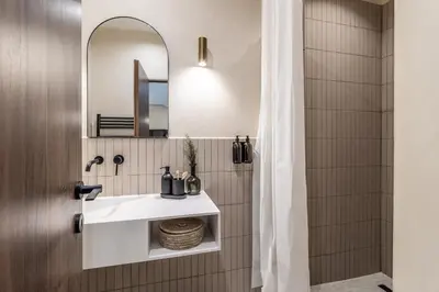Salle de bains dans l'établissement Marguerite - Studio à Auteuil