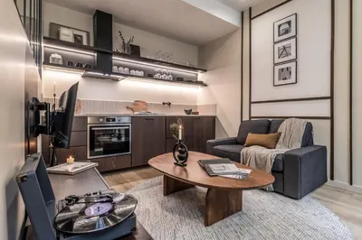 Cuisine ou kitchenette dans l'établissement Marguerite - Studio à Auteuil