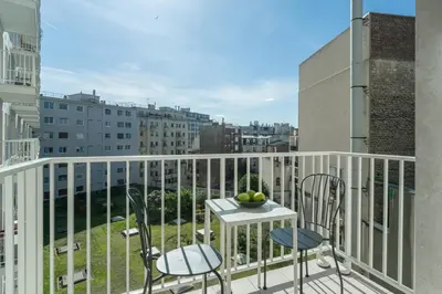 Balcon ou terrasse dans l'établissement Anadolu - 1 chambre et balcon à Tour Eiffel