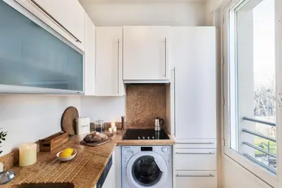 Cuisine ou kitchenette dans l'établissement Sceaux - Studio avec balcon à Porte Dauphine