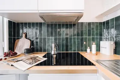Cuisine ou kitchenette dans l'établissement Sorbonne - 1 chambre à Notre Dame