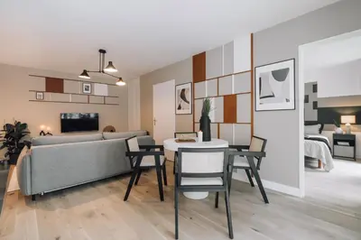 Cuisine ou kitchenette dans l'établissement Bastille - 1 chambre et terrasse à Pere-Lachaise