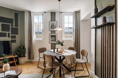 Coin salon dans l'établissement Katun - 1 chambre à Trocadéro
