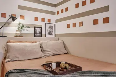 Coin salon dans l'établissement Dane - 1 chambre à Ternes