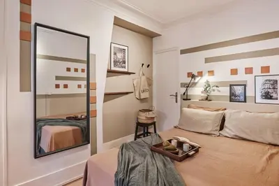 Un ou plusieurs lits dans un hébergement de l'établissement Dane - 1 chambre à Ternes