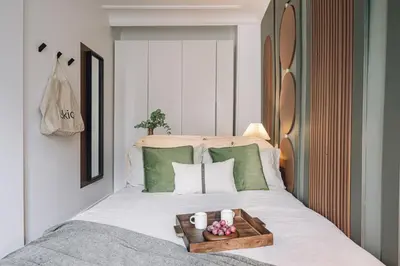 Un ou plusieurs lits dans un hébergement de l'établissement Firuze - 1 chambre à Louvre