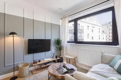 Télévision ou salle de divertissement dans l'établissement Porto - 1 chambre à Auteuil