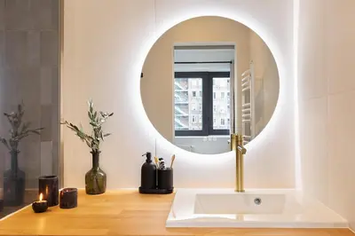 Salle de bains dans l'établissement Porto - 1 chambre à Auteuil