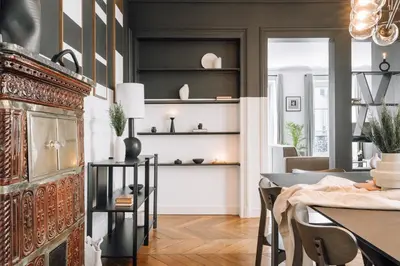 Cuisine ou kitchenette dans l'établissement Llyod - 3 chambres à Madeleine
