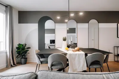 Coin salon dans l'établissement Matisse - 1 chambre à La Muette