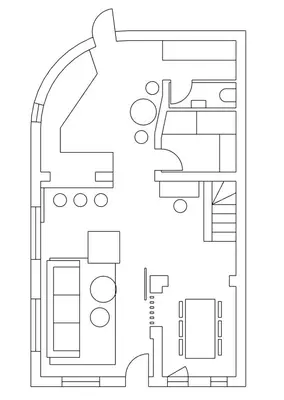 Plan de l'établissement Kenzo - 3 chambres et terrasse à Montmartre