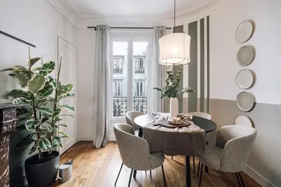 Coin salon dans l'établissement Dolmaci - 1 chambre à Charonne