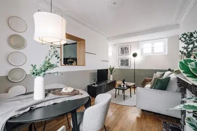 Cuisine ou kitchenette dans l'établissement Dolmaci - 1 chambre à Charonne