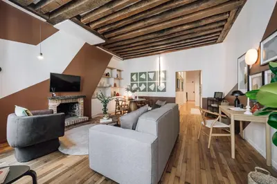 Télévision ou salle de divertissement dans l'établissement Cadde - 1 chambre à Halles