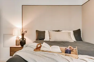 Un ou plusieurs lits dans un hébergement de l'établissement Dauphine - 1 chambre à Auteuil