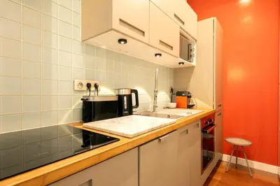 Cuisine ou kitchenette dans l'établissement Appartement Richer - Welkeys