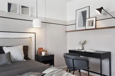 Coin salon dans l'établissement Nation - 2 chambres et balcon à Charonne