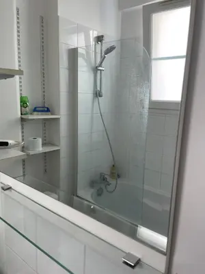Salle de bains dans l'établissement Appartement typique parisien Paris 15