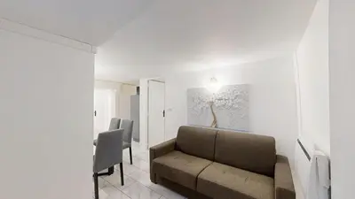Coin salon dans l'établissement Bienvenue dans le 10ème arrondissement !